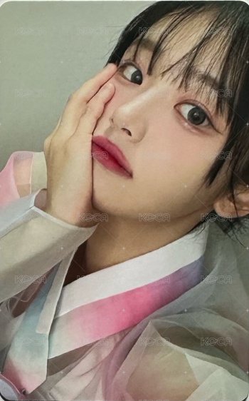 迷二 wvs 線上 簽售卡 Weverse線上 韓服 正面