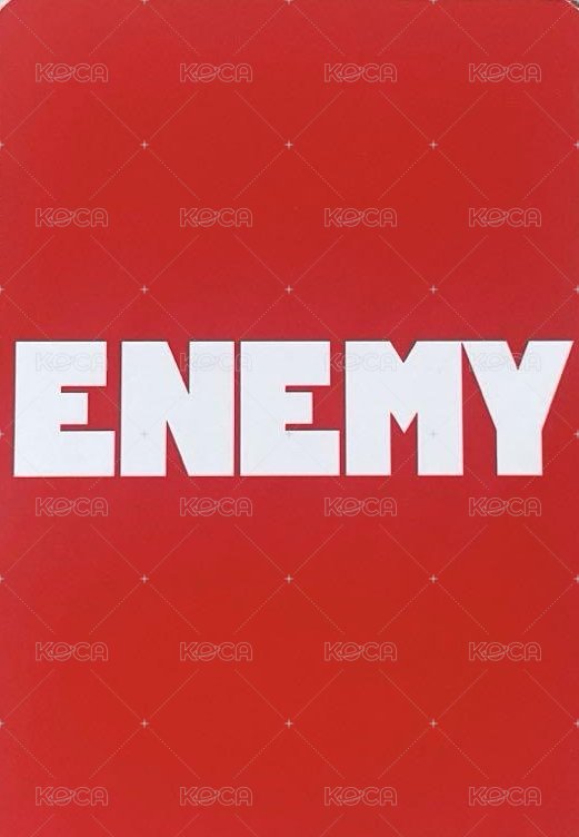 ENEMY 入場卡 / 場限卡 福岡 背面