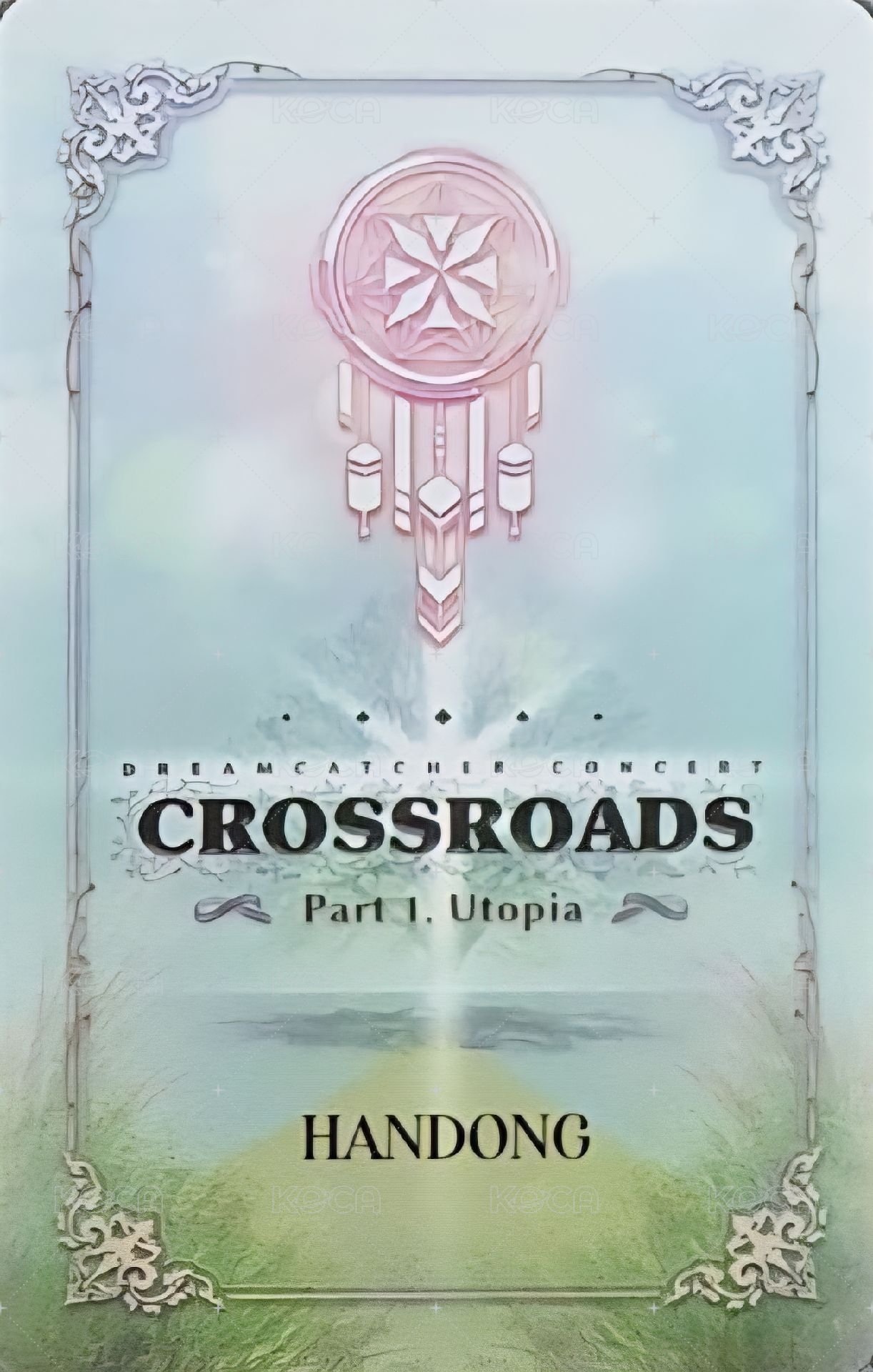 Crossroad線上演唱會 周邊卡  背面