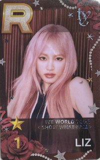 SHOW WHAT I AM 遊戲卡 