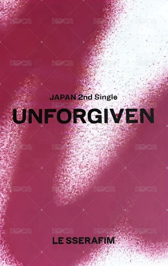 UNFORGIVEN JP 日咖 預售 特典卡  背面
