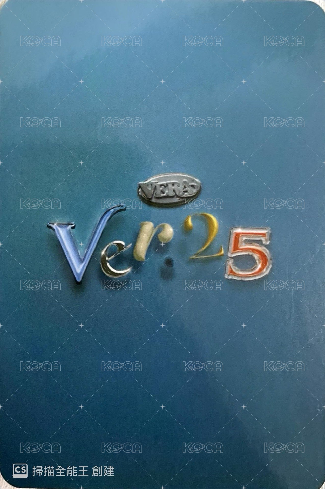 Ver.25 專輯卡 特典卡 背面