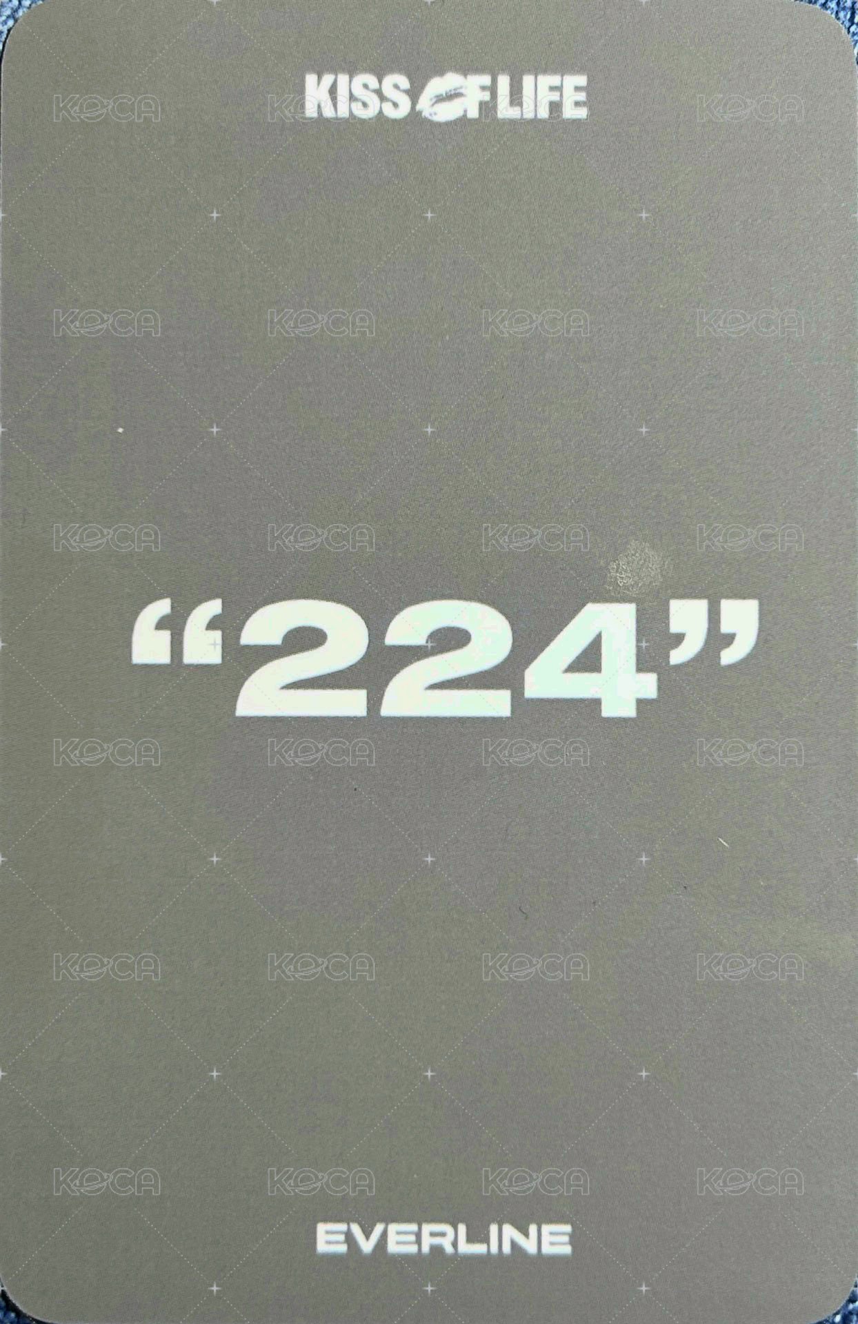 224 el 線上2.0 簽售卡  背面