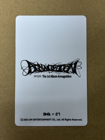 （瑕）aespa NingNing 寧寧 正規一 QQ音樂 星光卡 正規一 一星寧