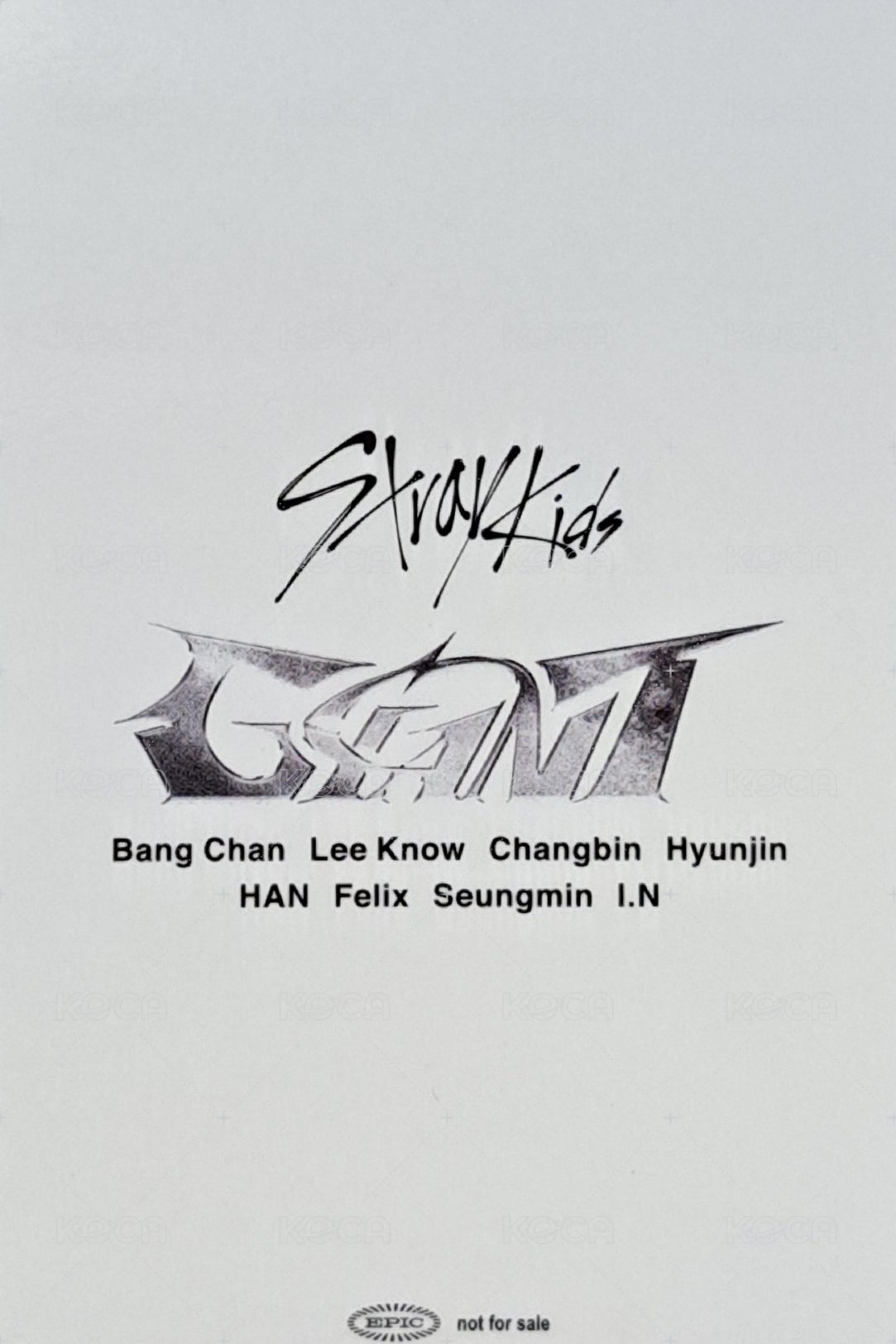 GIANT 入場卡 / 場限卡 東京 11/14 背面