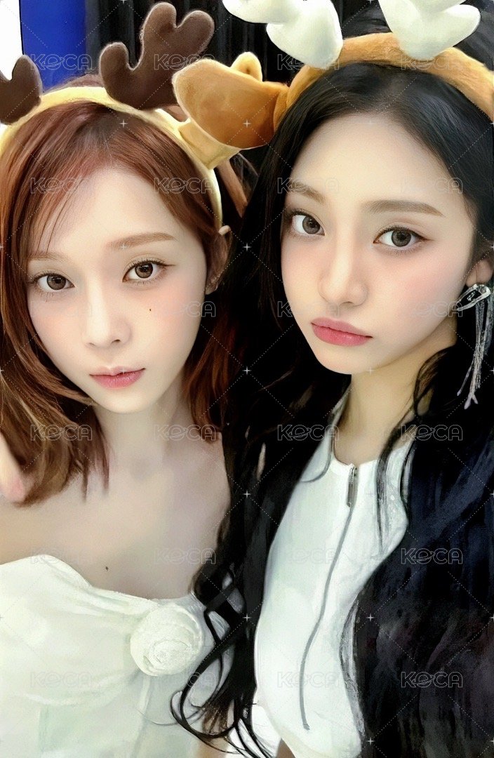 23聖誕 隨機卡 冬寧雙人 正面