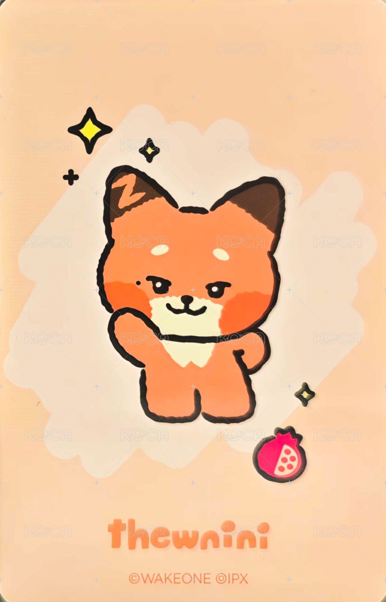 zeroni 周邊卡 18cm 娃卡 背面