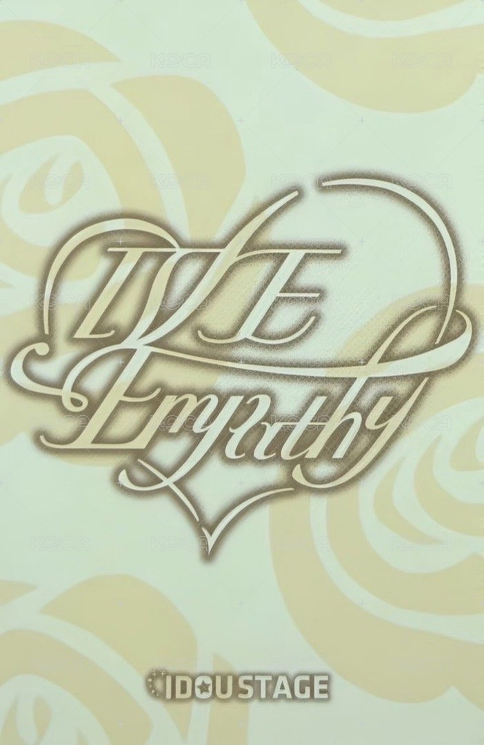 IVE EMPATHY 愛豆驛站 簽售卡 上海簽售 背面
