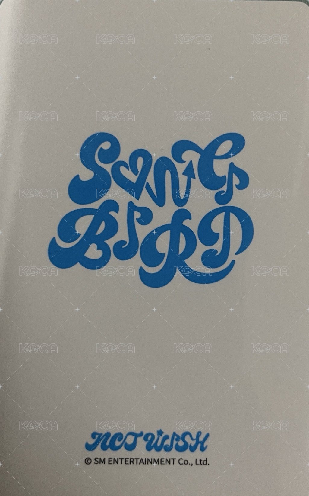 Songbird yzy 1.0 簽售卡  背面