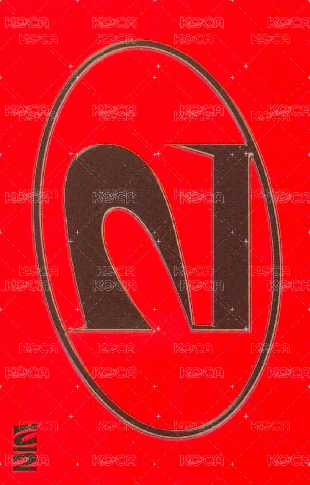 正規二 專輯卡 ver.電子專 背面