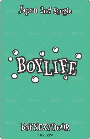 BOYLIFE hmv 幸運卡 湯姆貓與傑利鼠 背面