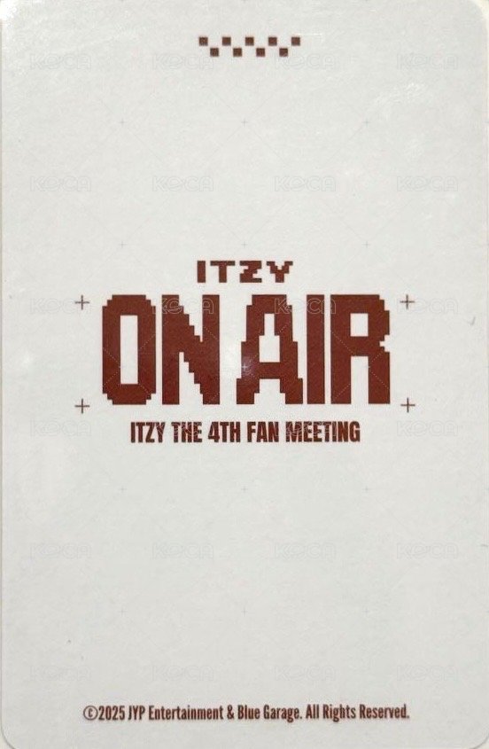 2025 FM 首爾場 滿額卡  背面