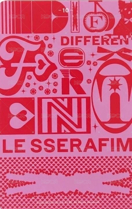 DIFFERENT 隨機卡  背面