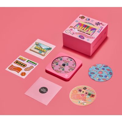 全新BTS×HLDS 超薄外接DVD燒錄機 （粉色）