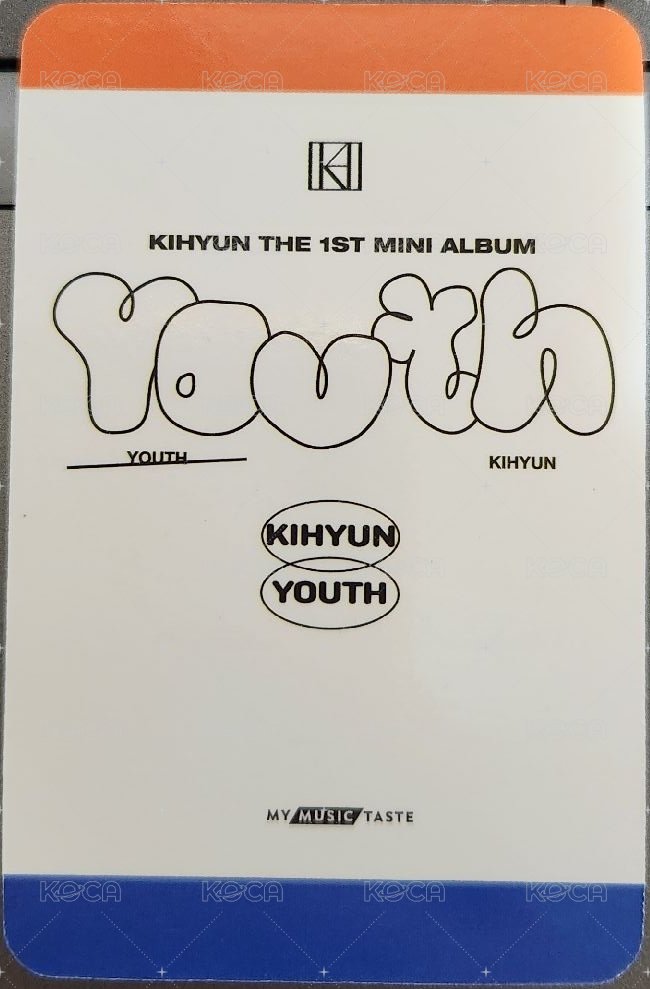 YOUTH mmt 特典卡  背面