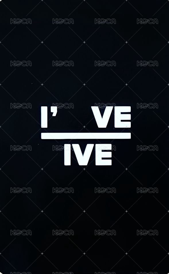 I've IVE 專輯卡 l’ve IVE ver.3 專卡 背面