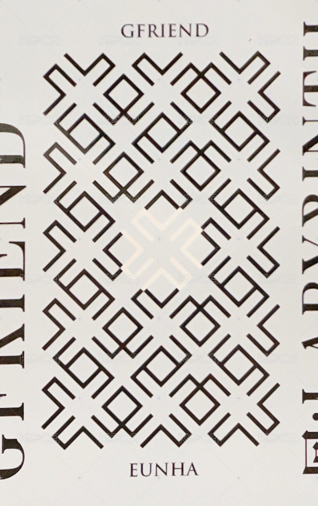 迷八 專輯卡 Twisted ver. 背面