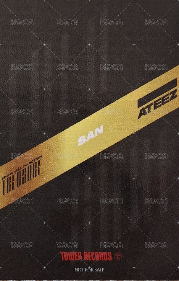 ALL TO ACTION 塔店 特典卡  背面