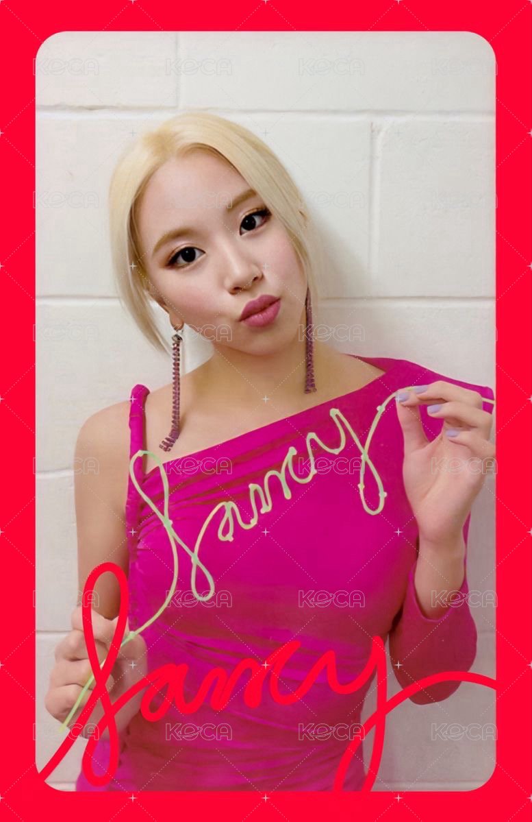 FANCY YOU 專輯卡  正面