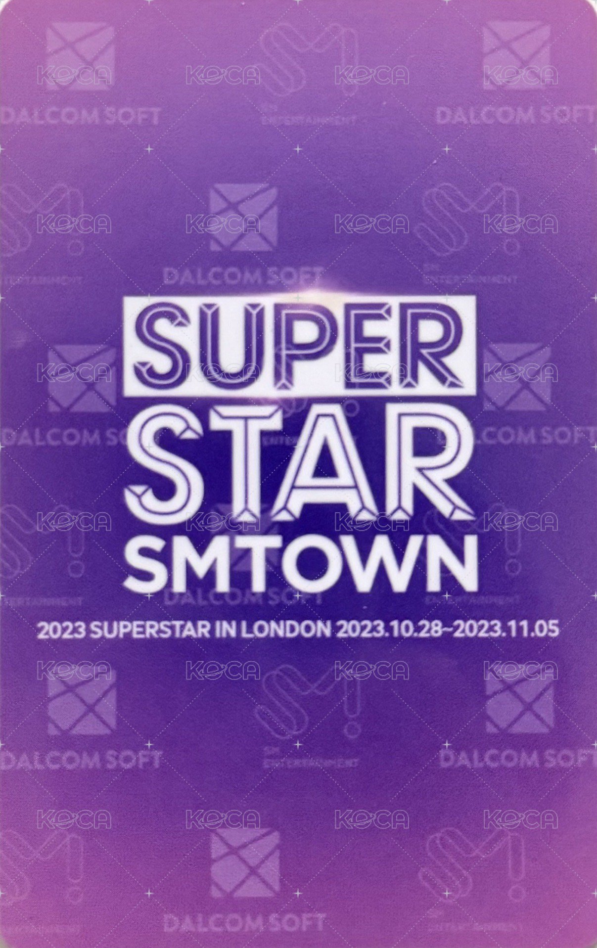 MY WORLD 遊戲卡 倫敦寧 背面