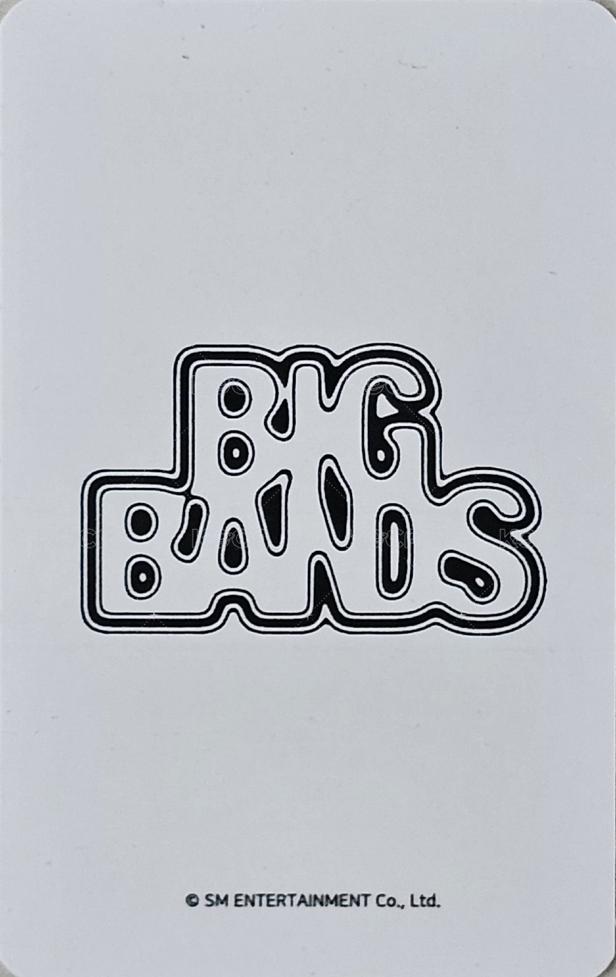 BIG BANDS ia 幸運卡  背面