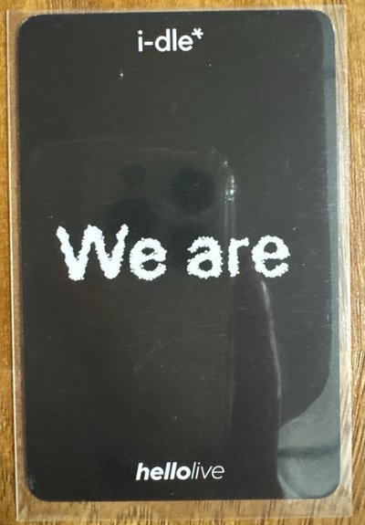 we are hl特典卡 soyeon