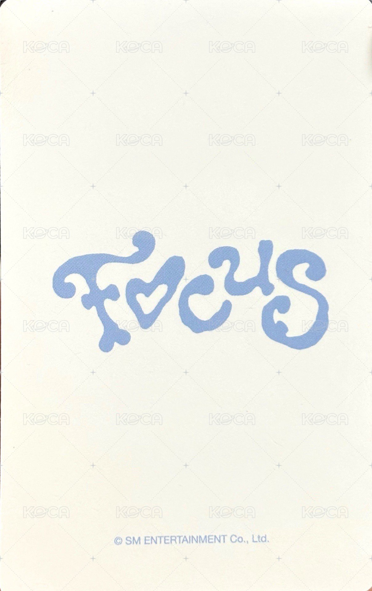 Focus wvs 特典卡  背面