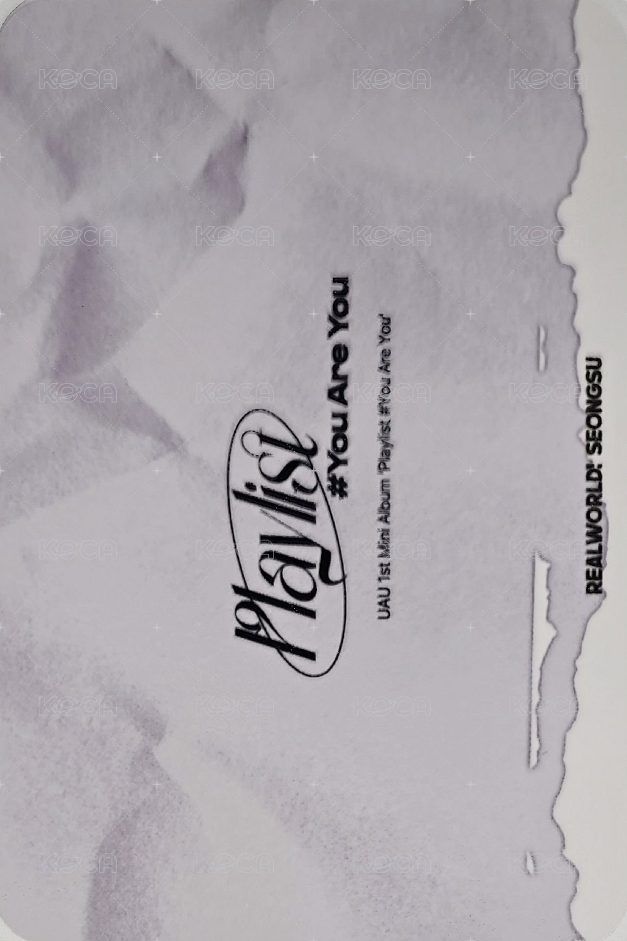 密室逃脫活動 Dreamcatcher KR. 特典卡 飲料卡 背面