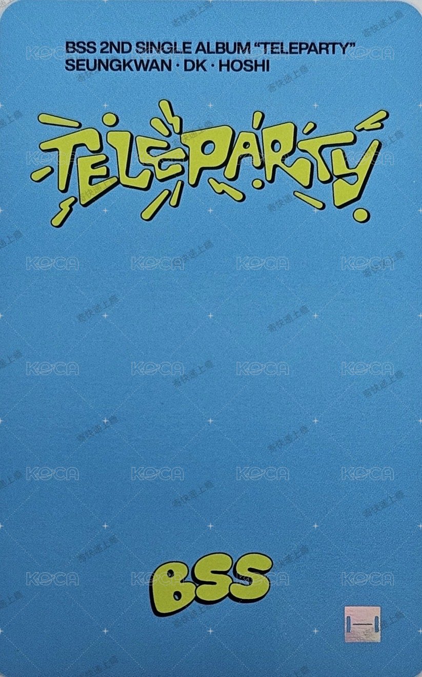 ‘TELEPARTY’ ma 特典卡  背面