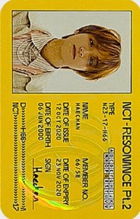 2020大隊 Pt.2 專輯卡 ID卡