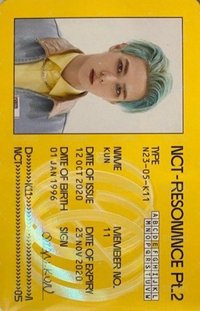 2020大隊 Pt.2 專輯卡 ID卡