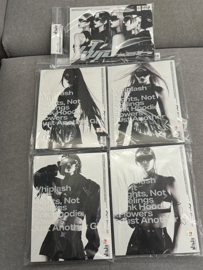 aespa Whiplash未拆專 beat ver.五版一套+附贈星光卡一組（一星）