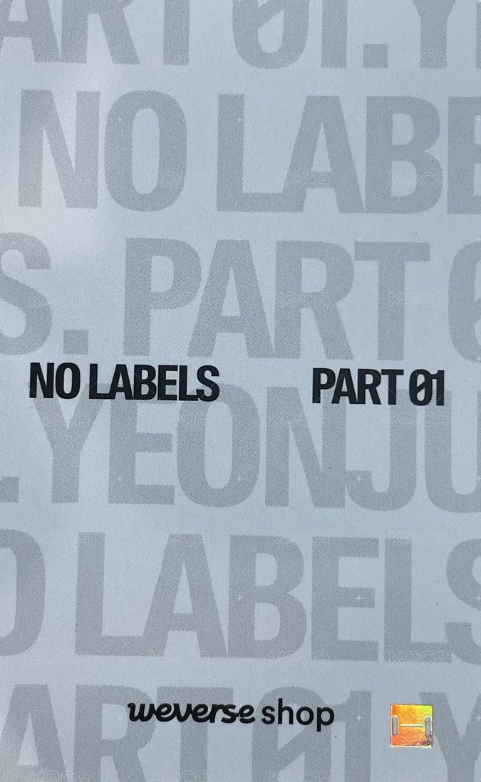 NO LABELS wvs 幸運卡  背面