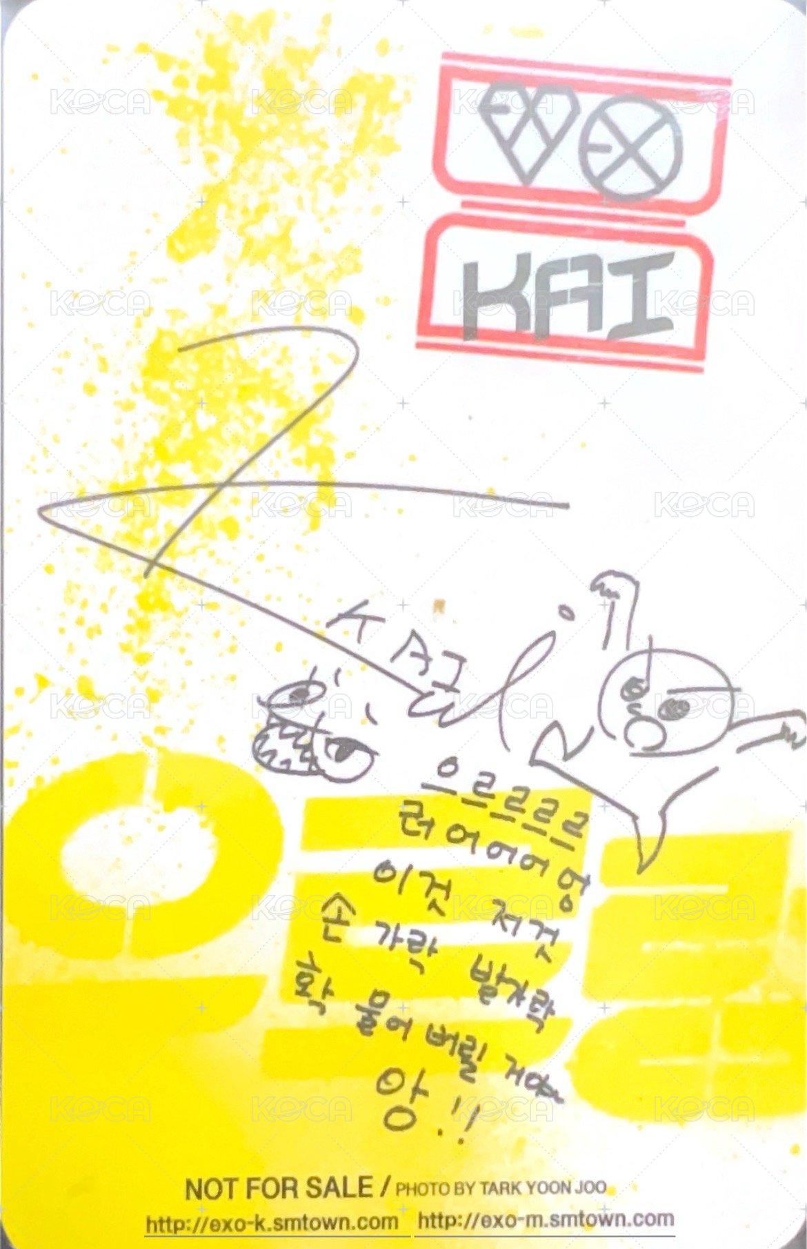 Growl 專輯卡  背面