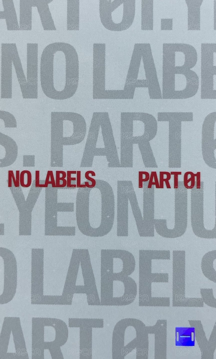 NO LABELS mk 幸運卡  背面