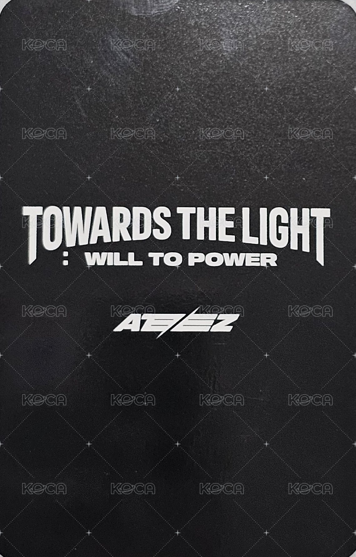 Towards the Light ATEEZ JP FC Booth 入場卡 / 場限卡  背面