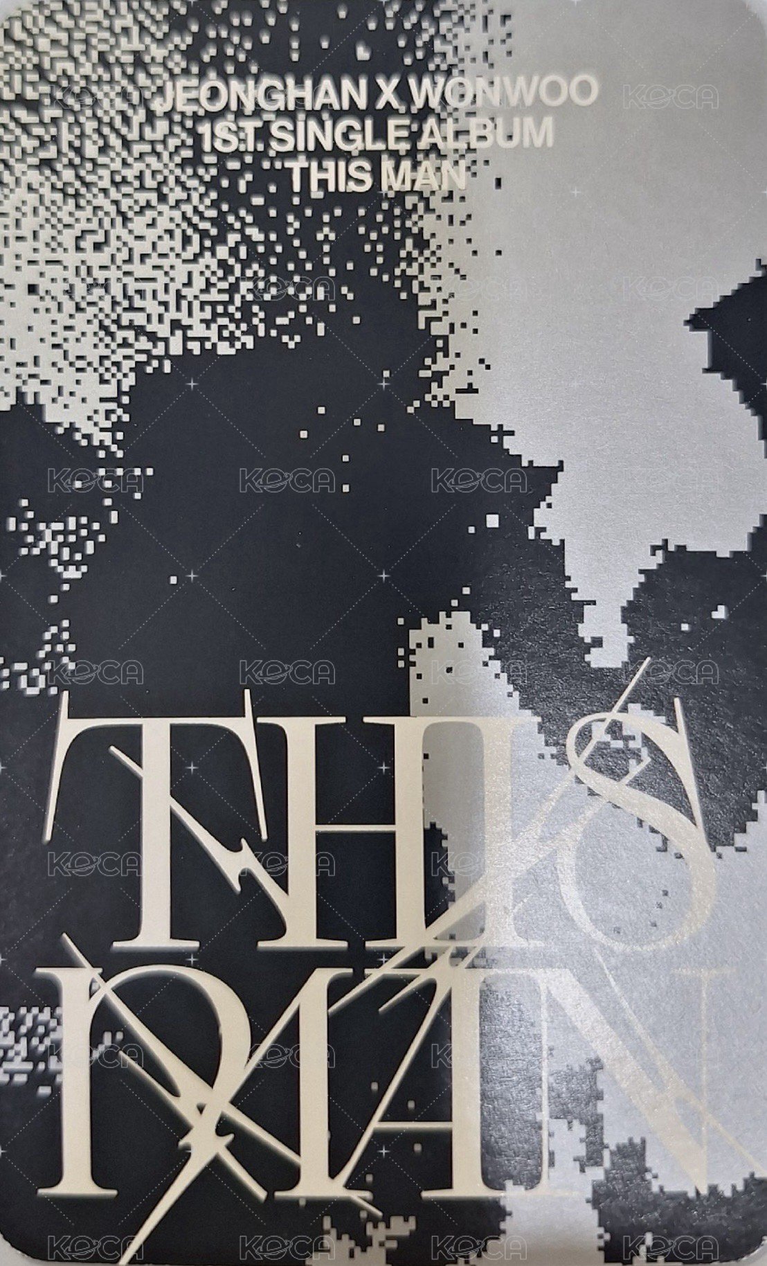 THIS MAN 專輯卡 WVS電子專 背面