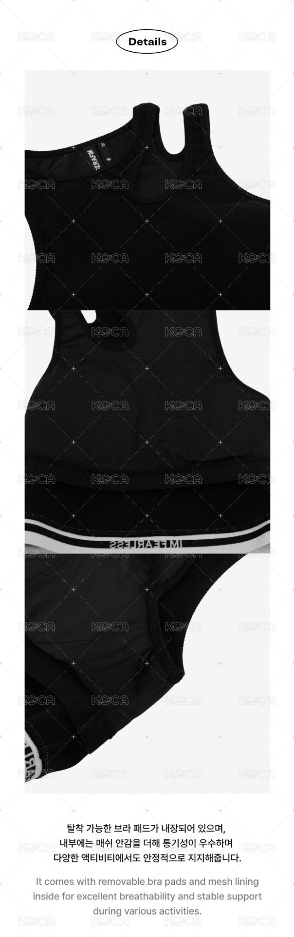 Cut Out Neck Bra Top