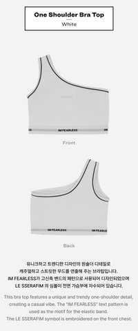 One Shoulder Bra Top