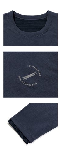 [LE SSERAFIM x HATCHINGROOM] Two-Face L/S T-Shirt