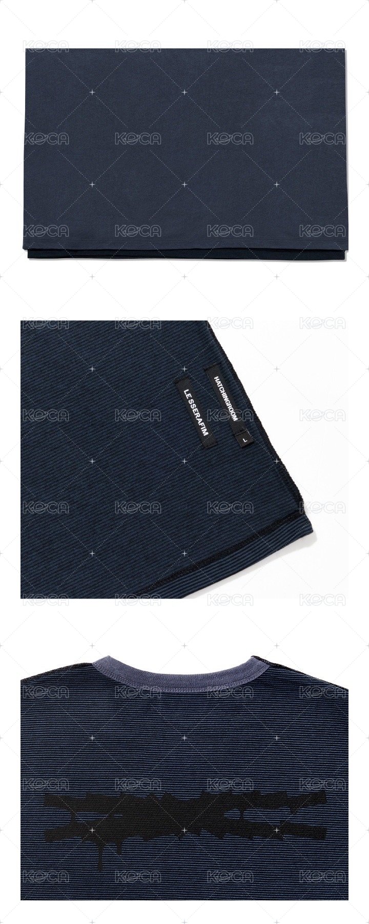 [LE SSERAFIM x HATCHINGROOM] Two-Face L/S T-Shirt