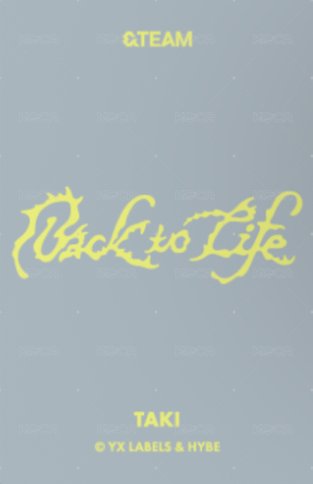 BTL 快閃店 隨機卡 BREATH ver. 背面