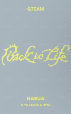 BTL 快閃店 隨機卡 BREATH ver. 背面