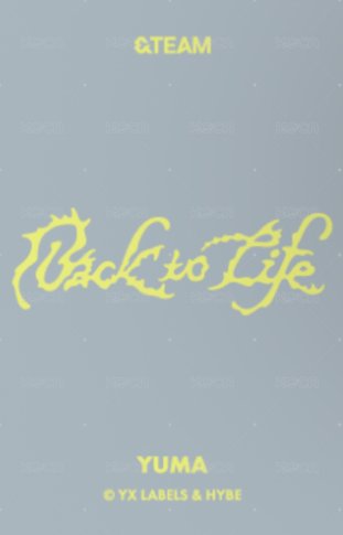 BTL 快閃店 隨機卡 BREATH ver. 背面