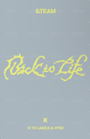 BTL 快閃店 隨機卡 BREATH ver. 背面