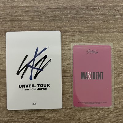 Stray kids 日本 Unveil Tour I am in Japan 隨機卡 小卡