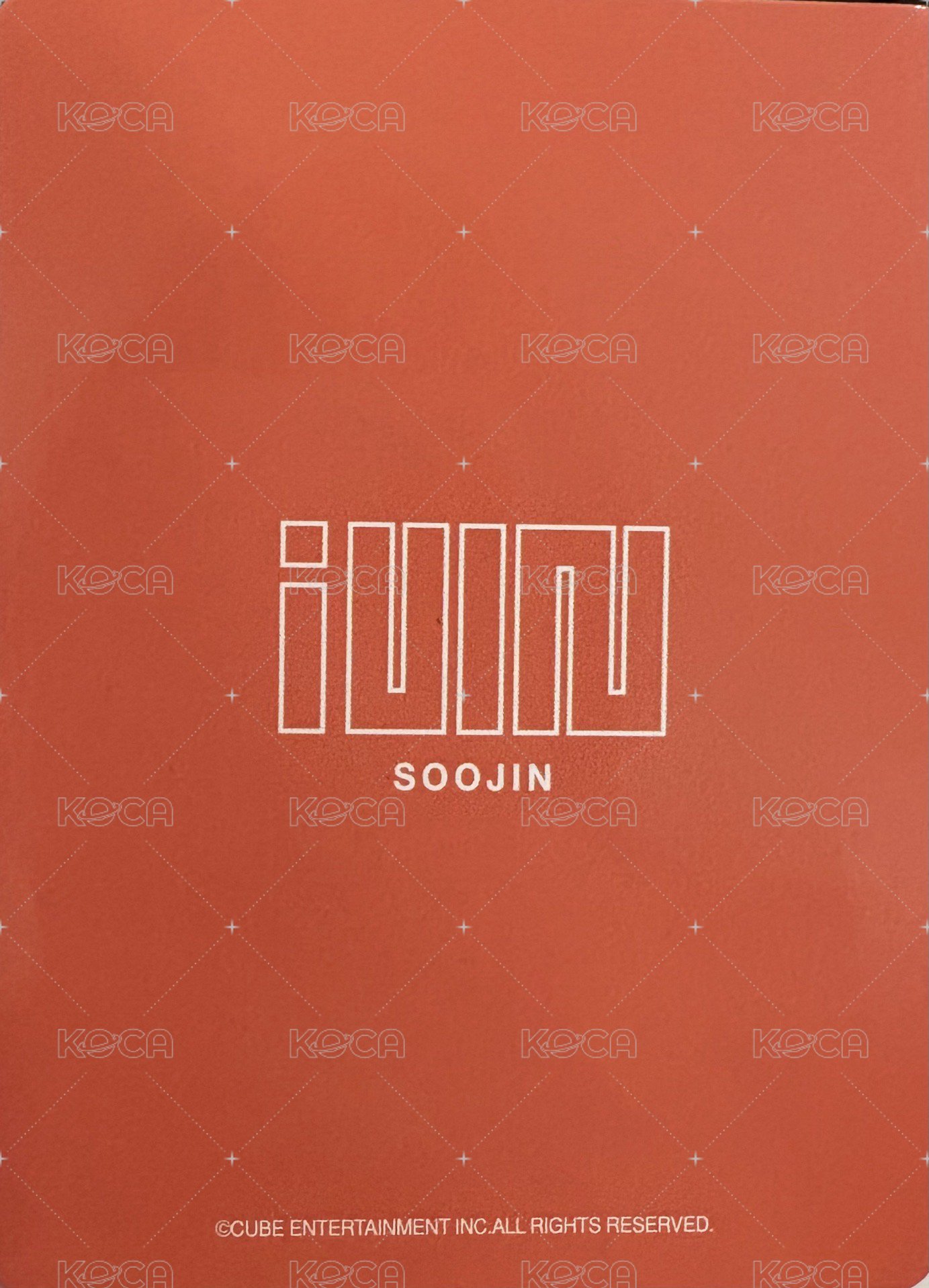 大小姐 專輯卡  背面