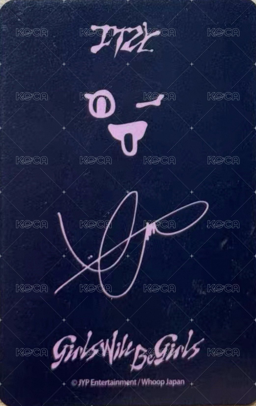 GWBG Whoop Japan 1.0 特典卡  背面