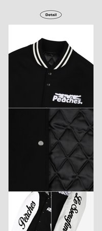 [LE SSERAFIM x Peaches.] VARSITY JACKET