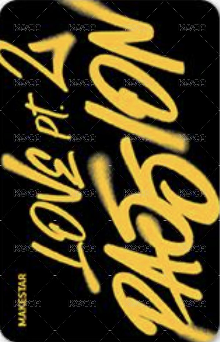 迷你五輯 ms 線上3.0 簽售卡 臉部裝飾ver. 背面